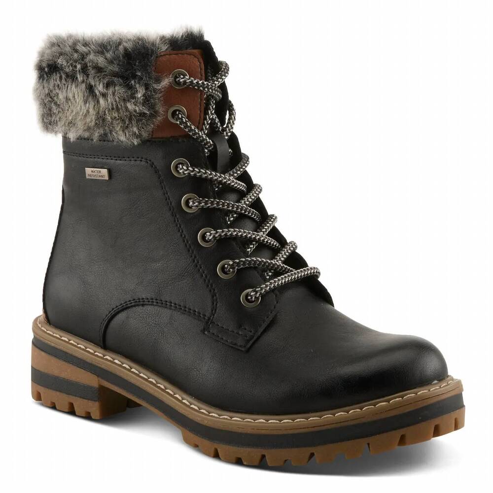 NEW SPRING STEP SHOES women's patrizia canario boot in black multi